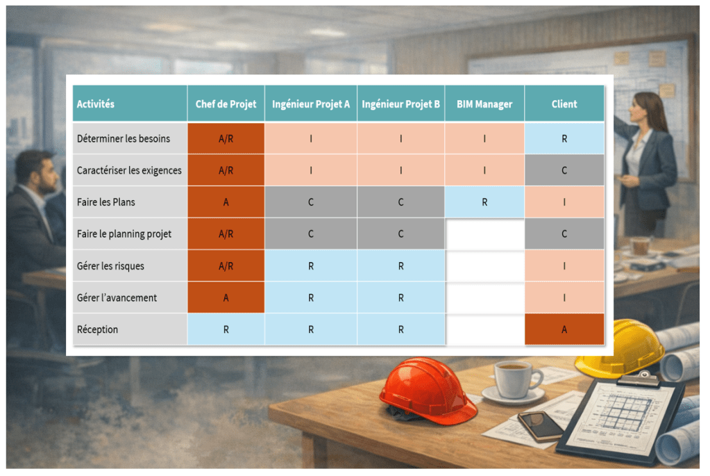 RACI et gouvernance : clarifier les responsabilités pour sécuriser les projets de&nbsp;construction